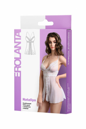 Комбинация бэби-долл с разрезом спереди Nataliya 