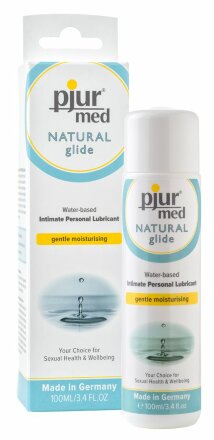 Нейтральный лубрикант на водной основе pjur MED Natural glide - 100 мл. 