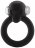 Чёрное виброкольцо Shadow Skull Cockring с черепом 