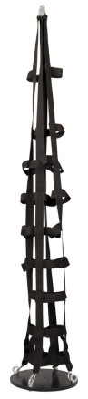 Подвесная клетка из ремешков Hanging strap cage 