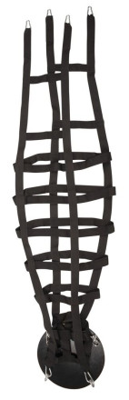 Подвесная клетка из ремешков Hanging strap cage 