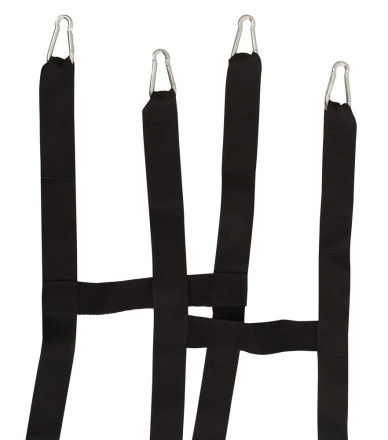 Подвесная клетка из ремешков Hanging strap cage 