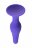 Фиолетовая анальная втулка Toyfa A-toys - 11,3 см. 