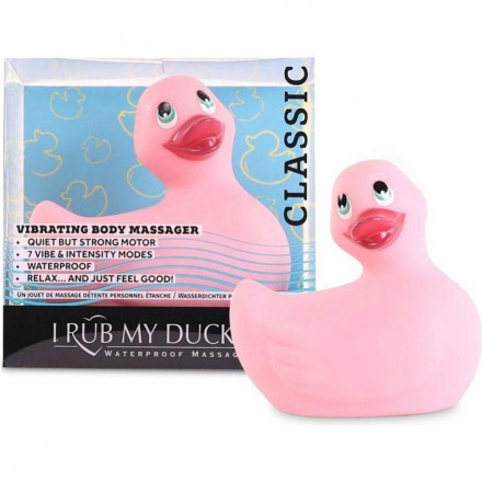 Розовый вибратор-уточка I Rub My Duckie 2.0 
