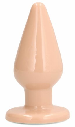 Телесная анальная пробка с самолубрикацией 5 Inch - 14 см. 