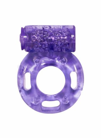 Фиолетовое эрекционное кольцо с вибрацией Rings Axle-pin 