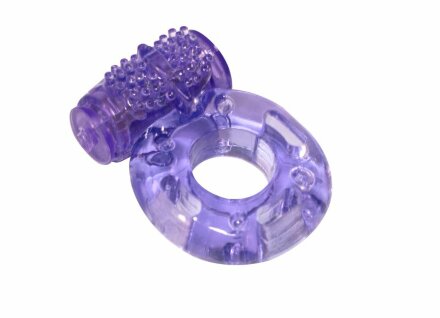 Фиолетовое эрекционное кольцо с вибрацией Rings Axle-pin 