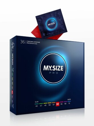 Презервативы MY.SIZE размер 60 - 36 шт. 