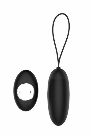 Черное виброяйцо REMOTE DUSKY PLEASER 