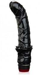 Черный вибромассажер простаты 6&quot; Premium Prostate Massager