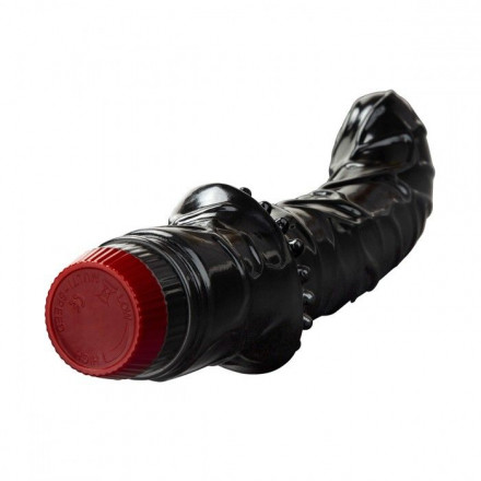Черный вибромассажер простаты 6&quot; Premium Prostate Massager 