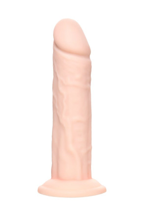Телесный фаллоимитатор из силикона Jared L. - 18 см. 