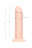 Телесный фаллоимитатор из силикона Jared L. - 18 см. 