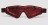 Двусторонняя красно-черная маска на глаза Reversible Faux Leather Blindfold 
