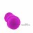 Фиолетовый вибратор Pretty Love Antony - 11,7 см. 