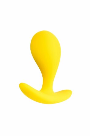 Желтая анальная втулка Blob - 5,5 см. 