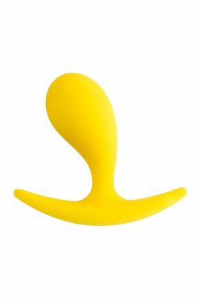 Желтая анальная втулка Blob - 5,5 см. 
