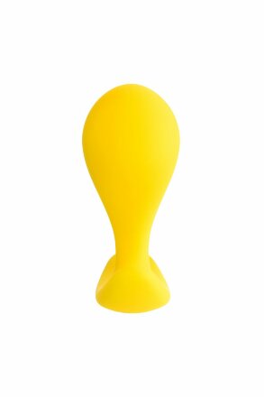 Желтая анальная втулка Blob - 5,5 см. 