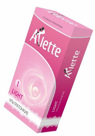 Ультратонкие презервативы Arlette Light - 12 шт. 