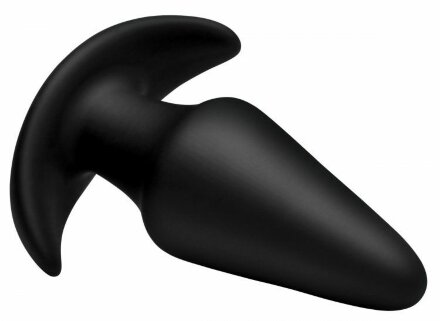 Черная анальная вибропробка Kinetic Thumping 7X Large Anal Plug - 13,3 см. 