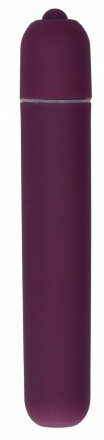 Фиолетовая вибропуля Bullet Vibrator Extra Long - 10,5 см. 