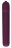 Фиолетовая вибропуля Bullet Vibrator Extra Long - 10,5 см. 