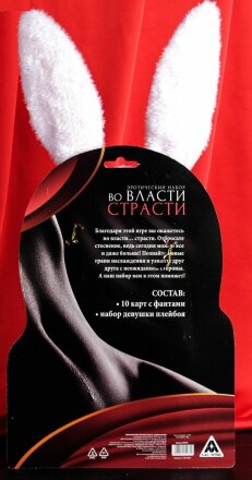 Эротический набор &quot;Во власти страсти. Девушка-плейбой&quot; 