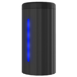 Черный мастурбатор Heeating Vibrating Stroker с функцией нагрева