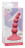 Розовая анальная пробка Ribbed Plug Pink - 10,5 см. 