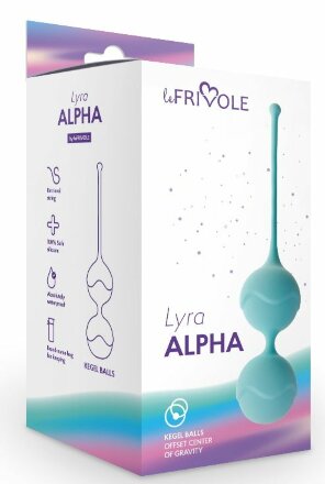 Голубые вагинальные шарики Alpha 