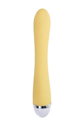 Желтый вибратор-кролик Aster - 22 см. 