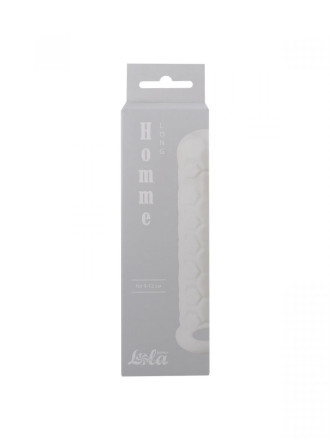 Белый фаллоудлинитель Homme Long - 13,5 см. 
