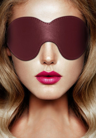 Бордовая маска на глаза Eyemask 