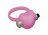 Розовое эрекционное виброкольцо Emotions Heartbeat Light pink  