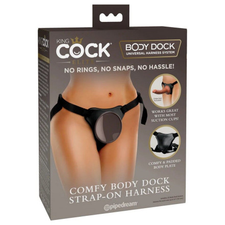 Трусы для фиксации насадок с присоской Comfy Body Dock Strap-On Harness 