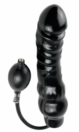 Фаллоимитатор с функцией подкачки Inflatable Ass Blaster - 23 см. 