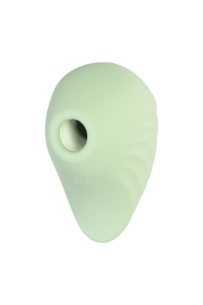 Салатовый вакуум-волновой стимулятор клитора Satisfyer Pearl Diver 