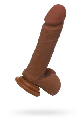 Фаллоимитатор-мулат TOYFA RealStick Elite Mulatto - 21 см. 