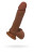 Фаллоимитатор-мулат TOYFA RealStick Elite Mulatto - 21 см. 