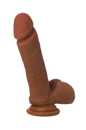 Фаллоимитатор-мулат TOYFA RealStick Elite Mulatto - 21 см. 