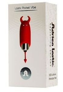 Красный вибростимулятор Devol Mini Vibrator - 8,5 см. 