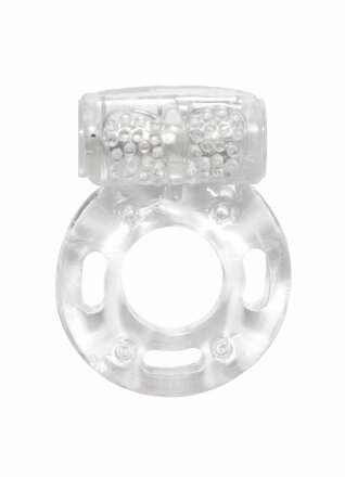 Прозрачное эрекционное кольцо с вибрацией Rings Axle-pin 