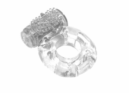 Прозрачное эрекционное кольцо с вибрацией Rings Axle-pin 