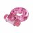 Розовое эрекционное виброкольцо Pink Bear 