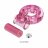 Розовое эрекционное виброкольцо Pink Bear 