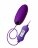 Фиолетовое виброяйцо с пультом управления A-Toys Cony, работающее от USB, длина 6,5 см 