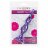 Фиолетовая анальная елочка Silicone Triple Probe - 14,5 см. 