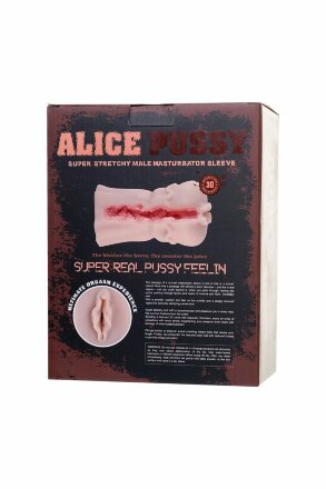 Реалистичный мастурбатор-вагина Alice 