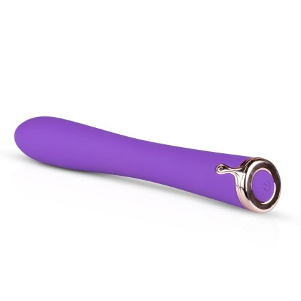 Фиолетовый вибратор The Duchess Thumping Vibrator - 20 см. 