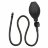 Расширяющаяся анальная пробка со съемным шлангом Medium Silicone Inflatable Plug - 10,75 см. 